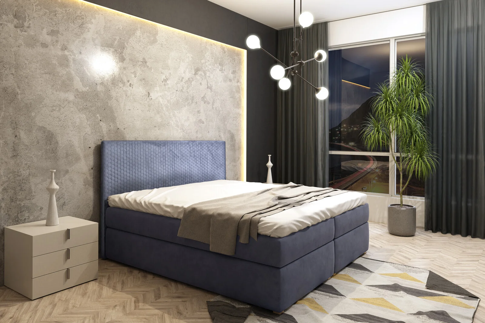 Lasa boxspring ágy